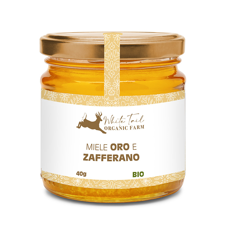 Saffron and 23-Carat Gold Honey